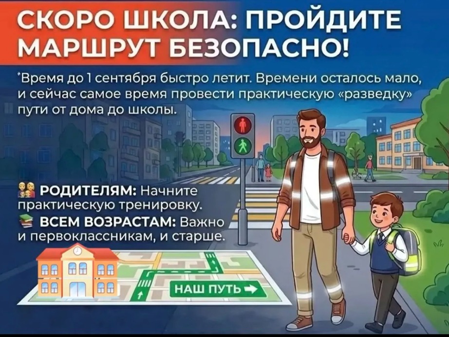 Маршрут «Дом — школа — дом»!.